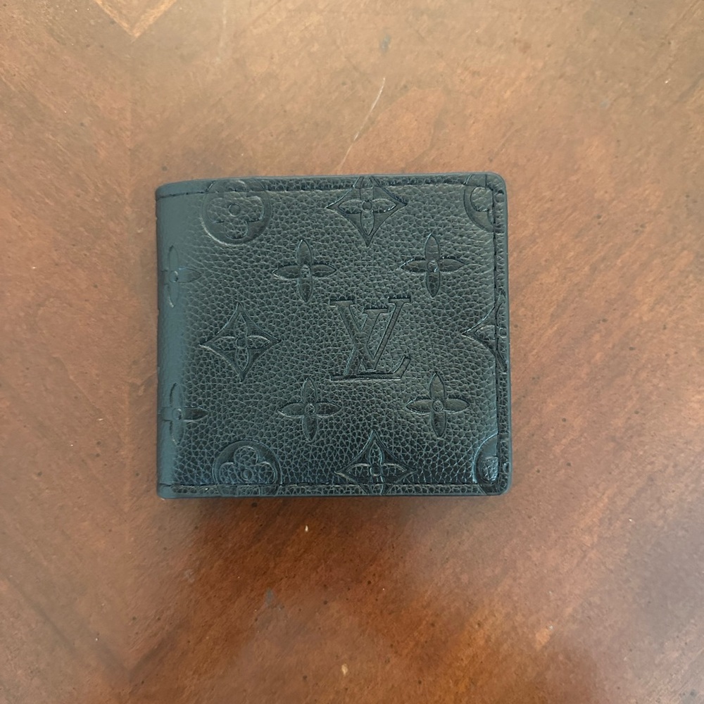 Louis Vuitton Monogram Black Wallet Mens